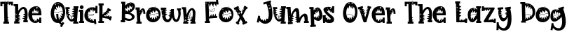 Font preview for PN Wild Monster Serif