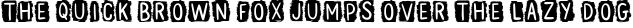 NegativeSpaceGrungeBySqueebCrea-Regular preview for Negative Space Grunge Lettering ABC Font Typeface Alphabet