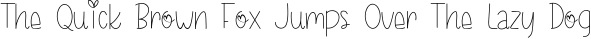Font preview for Handwritten - Handwriting Font