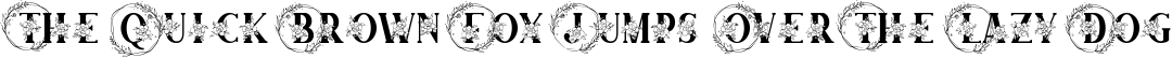 Font preview for Adenium Monogram