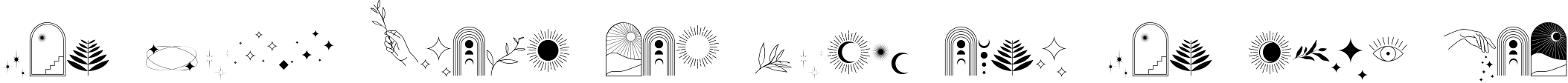 Qanoar Icon preview for Qanoar Classy Font