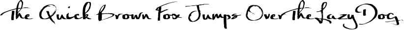 Font preview for Significant Signature Font
