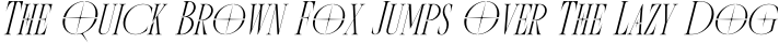 Font preview for Motague New Modern Display Font