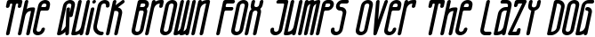Font preview for Neonland