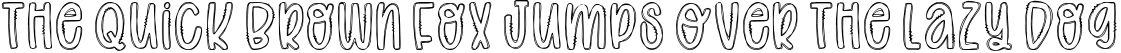OutlinedAf-Regular preview for Outlined AF: A Quirky All Caps Font for Procreate