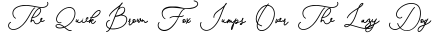 Font preview for Alangia