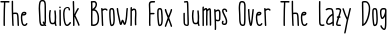 Longor Regular preview for Longor Simple Font
