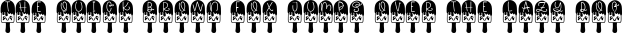 Font preview for Welcome Summer - A Hand-Drawn Monogram Font