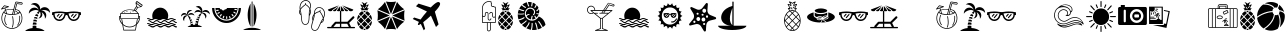 Font preview for Summer Ding