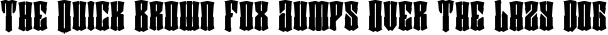 Font preview for Sheza