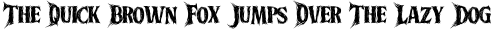 Font preview for Blade Desire a Blackmetal Font