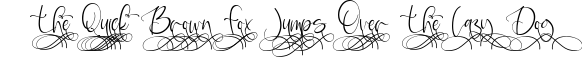 Font preview for Welldone