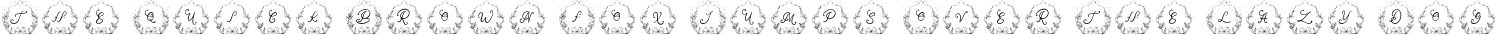 Font preview for Rimana Monogram