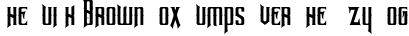 Font preview for Neurotic