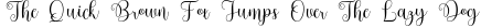 Font preview for Bostek