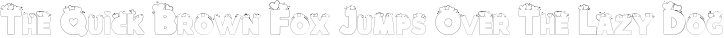 BeMineOutlineFont-Regular preview for Be Mine Heart Font