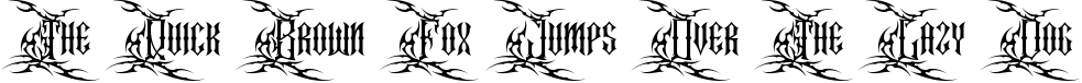 Font preview for Crucifer
