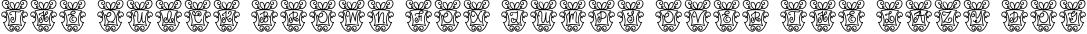 Font preview for Christmasgram - A Hand-Written Monogram Font With SVG