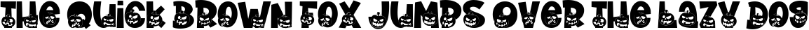 Font preview for Scary Pumpkin - A Halloween Font