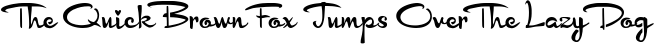 Font preview for PN Twitterpated Font Family