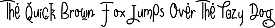Font preview for Happie Font