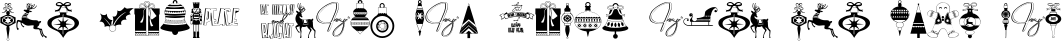 Font preview for DB December X-mas