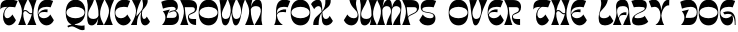 Tanqier preview for Tanqier - Groovy Display Font