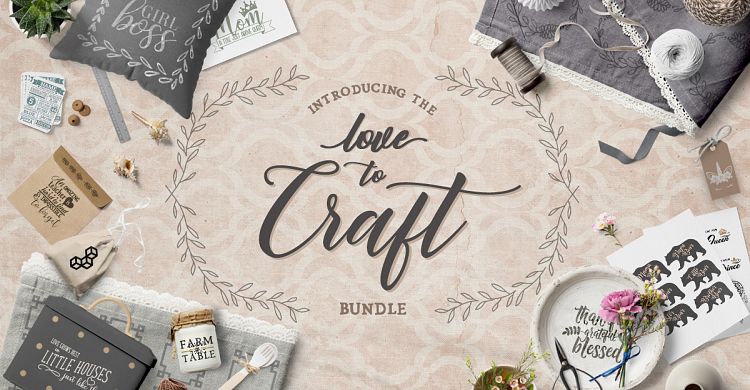 Download Love To Craft Design Bundles