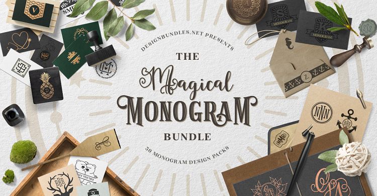 Download The Magical Monogram Bundle Design Bundles