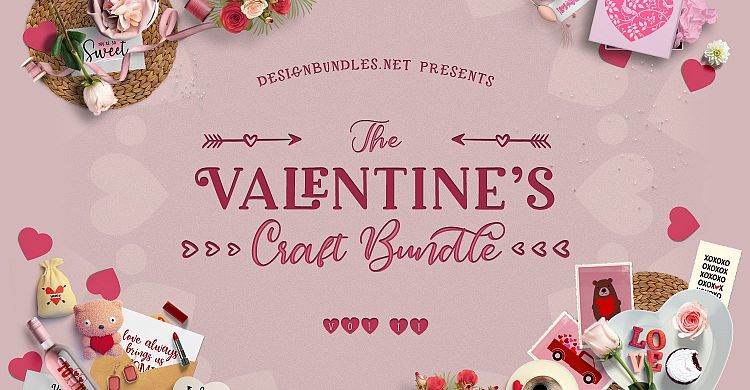 Download The Valentines Craft Bundle II | Design Bundles