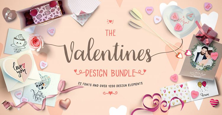 Download The Valentines Design Bundle Design Bundles