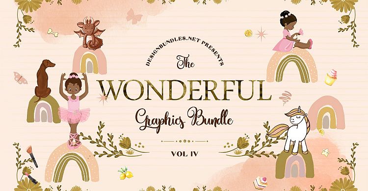 Download The Wonderful Graphics Bundle Iv Designbundles
