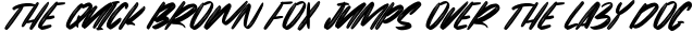 StrangeBlast preview for StrangeBlast- Brush Font