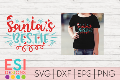 Santa's Bestie|Christmas|SVG DXF EPS PNG Product Image 1