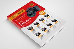 3 Layout Camera Product Promotion Flyer Product Image 2