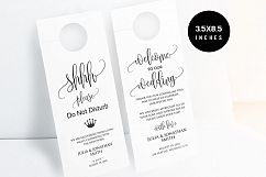 Wedding Door Hanger PCC_11 Product Image 2