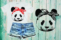 Panda SVG, Cute Panda SVG, Cartoon Panda Svg, 952 Product Image 1