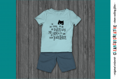 Funny Boy Superhero Quote - SVG DXF EPS PNG - clean cutfile Product Image 2