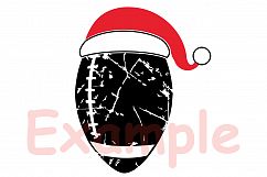 Santa Football Hat Christmas svg Elf sweater 1042s Product Image 2