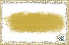 Ochre Amber Brush Strokes Clipart Autumn Golden Glitter  24 PNG - transparent background images Product Image 13