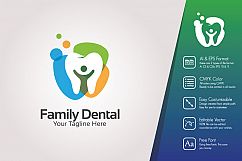 Family Dental Logo Template Product Image 1