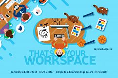 Office Workspace Scene Creator Product Image 2