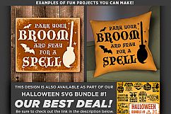 Park Your Broom and Stay a Spell Svg File - 4027 Product Image 2