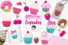 Cupcakes graphics and illustrations Product Image 1