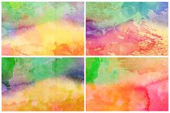 50 Watercolor Backgrounds  Product Image 9