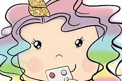 Cute Girls And Unicorn Girls Collection Product Image 9
