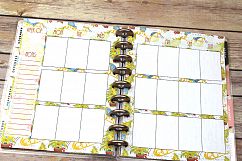 Happy Planner PRINTABLE, Weekly Insert Refill, Christmas, Gifts, Santa Sleigh, Printable, Planner Printable, 7 x 9.25, Mambi Happy Planner Product Image 2