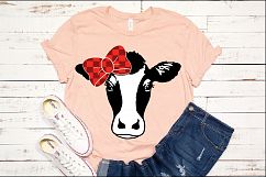 Cow bow, cowboy 4th July Farm Milk 977S Product Image 1