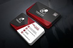 Abstract Business Card Template with 3 different colors Product Image 2