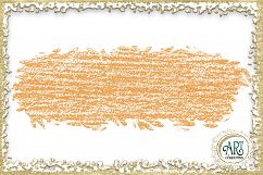 Apricot Peach Glitter Brush Strokes 24 PNG clipart Splashes  Product Image 19
